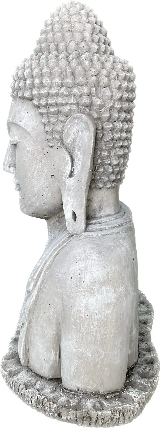 Artikelbild 12 des Artikels “Naufal - Buddha Büste, 50 cm H | Steinguss “